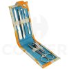 6 Piece Manicure Grooming Kit Set BMS015