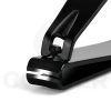 Black Stainless Steel Fingernails Clippers with Leather Case BNC056
