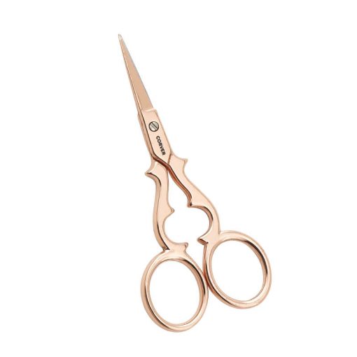 Calabash Embroidery Scissors with Rose Gold 3.5 Inch AEB014