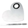 Cosmetic Mixing Makeup Palette and Spatula Heart Shaped BCP002