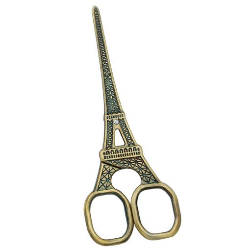 Eiffel Tower Embroidery Scissors with Gold 5.5 Inch AEB022