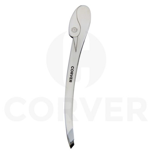 Eyebrow Tweezer with Sliver White Swan Slant Tip BBT013