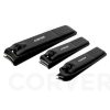 3PCS Fingernail and Toenail Clipper Set Black BNC201B