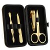 Professional 4PCS Manicure Set Gold finish BMS012