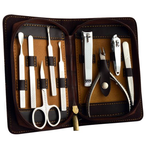 Professional Pedicure Kit Manicure Set High Quality 9PC BMS010