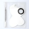 Stainless Steel Cosmetic Makeup Palette and Spatula Butterfly BCP001