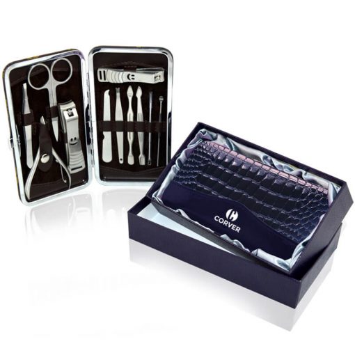 Stainless Steel Nail Clipper Travel & Grooming Kit Nail Tools 11PCS BMS007