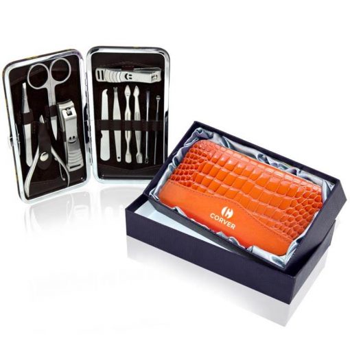 Stainless Steel Nail Clipper Travel & Grooming Kit Nail Tools 11PCS BMS007