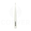 Stainless Steel Pointed Eyebrow Tweezers White Painting BBT004