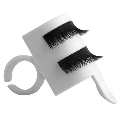 U Shape Ring Strip Eyelash Holder Eyelash Extensions Pallet Set
